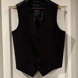 Perry Ellis Classic Black Vest